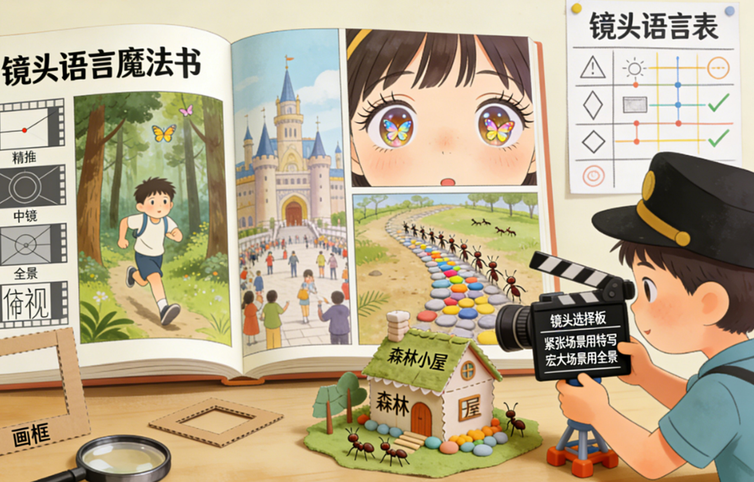 【构图篇】《镜头里的魔法——绘本画面的镜头语言》