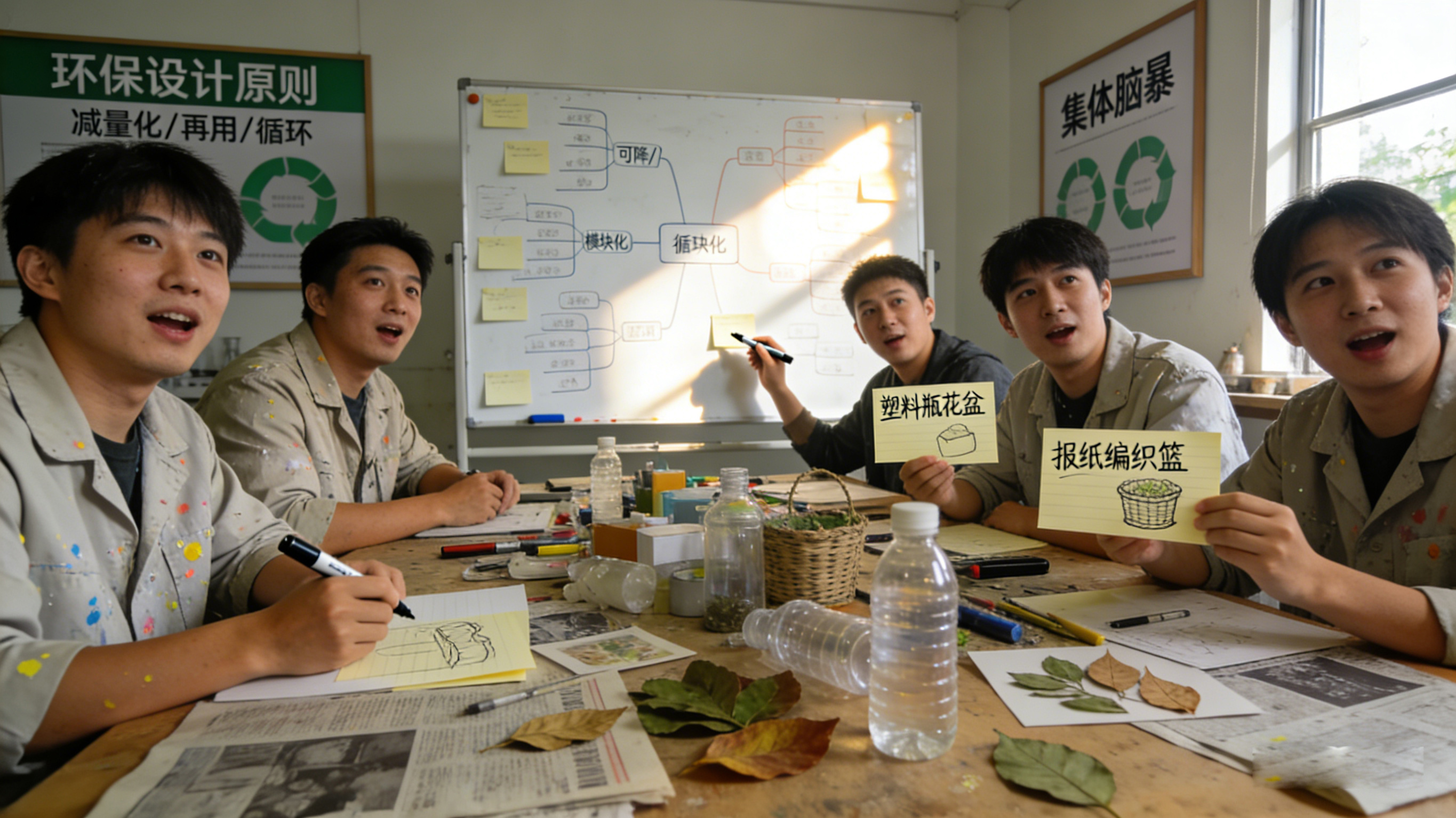 《从灵感到实体——环保主题设计工坊》