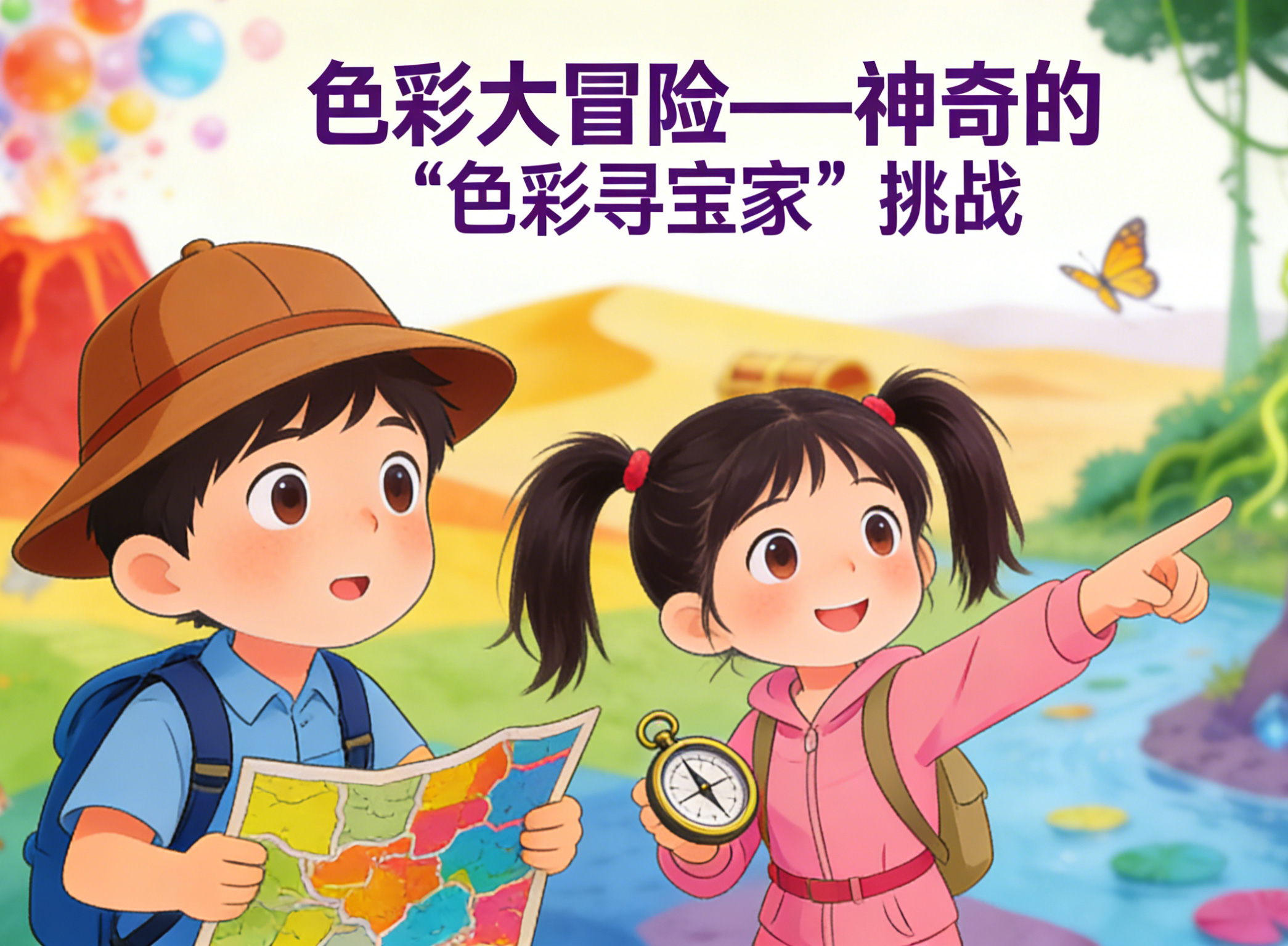 【创造篇】《色彩大冒险——神奇的“色彩寻宝家”挑战》