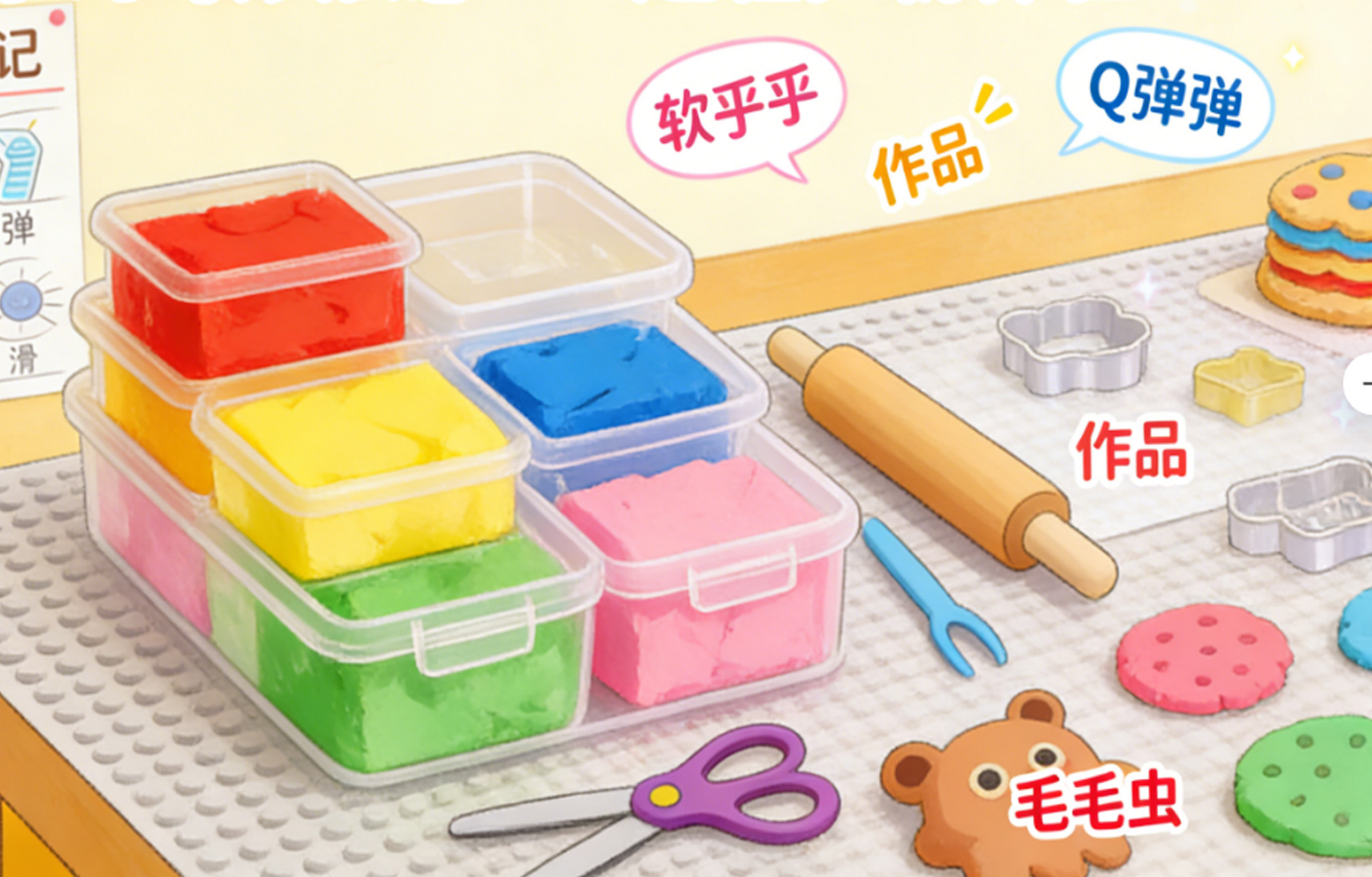 【材料篇】《小手的奇妙触感——超轻黏土初体验》