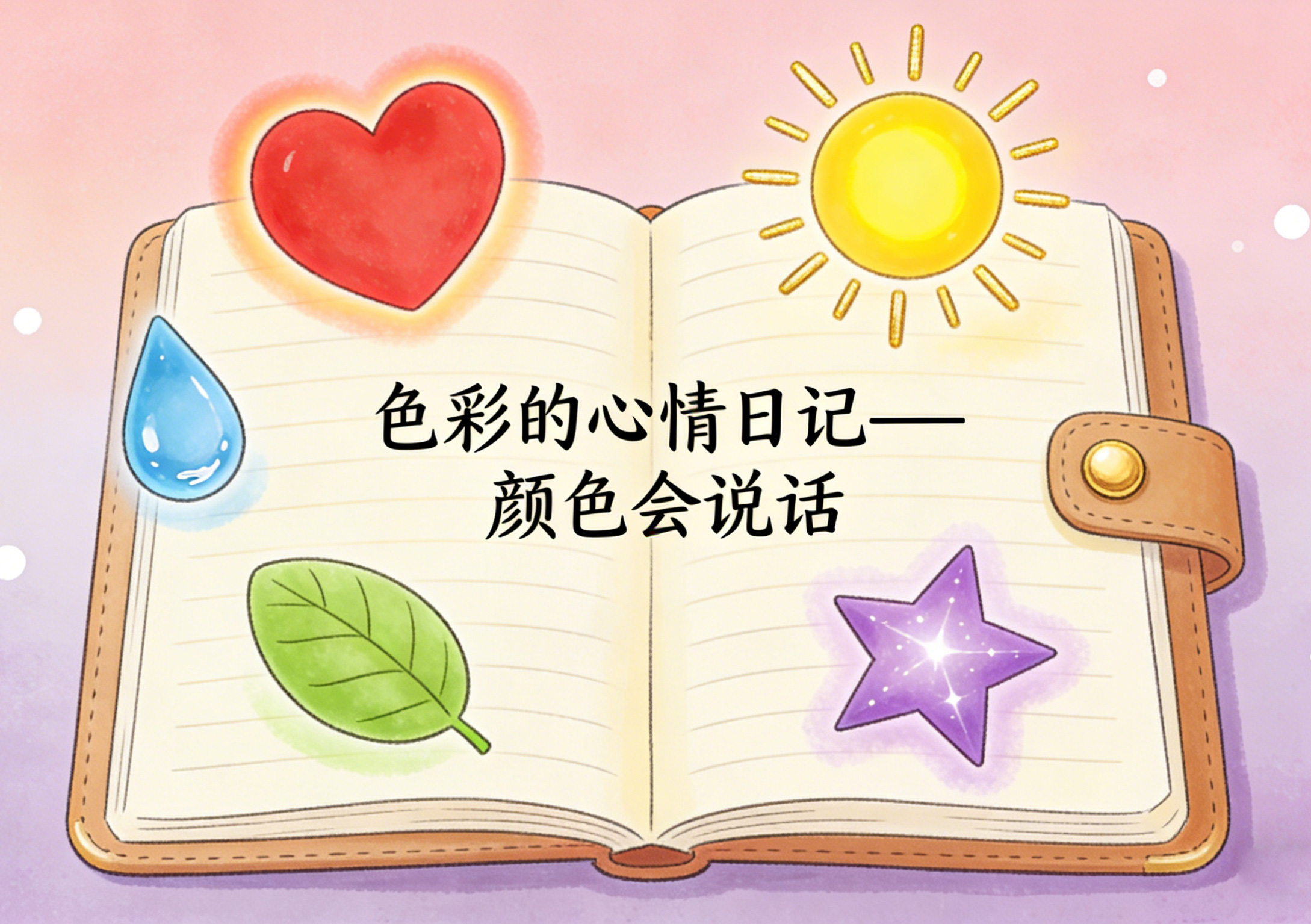 【感知篇】《色彩的心情日记——颜色会说话》